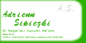 adrienn sipiczki business card